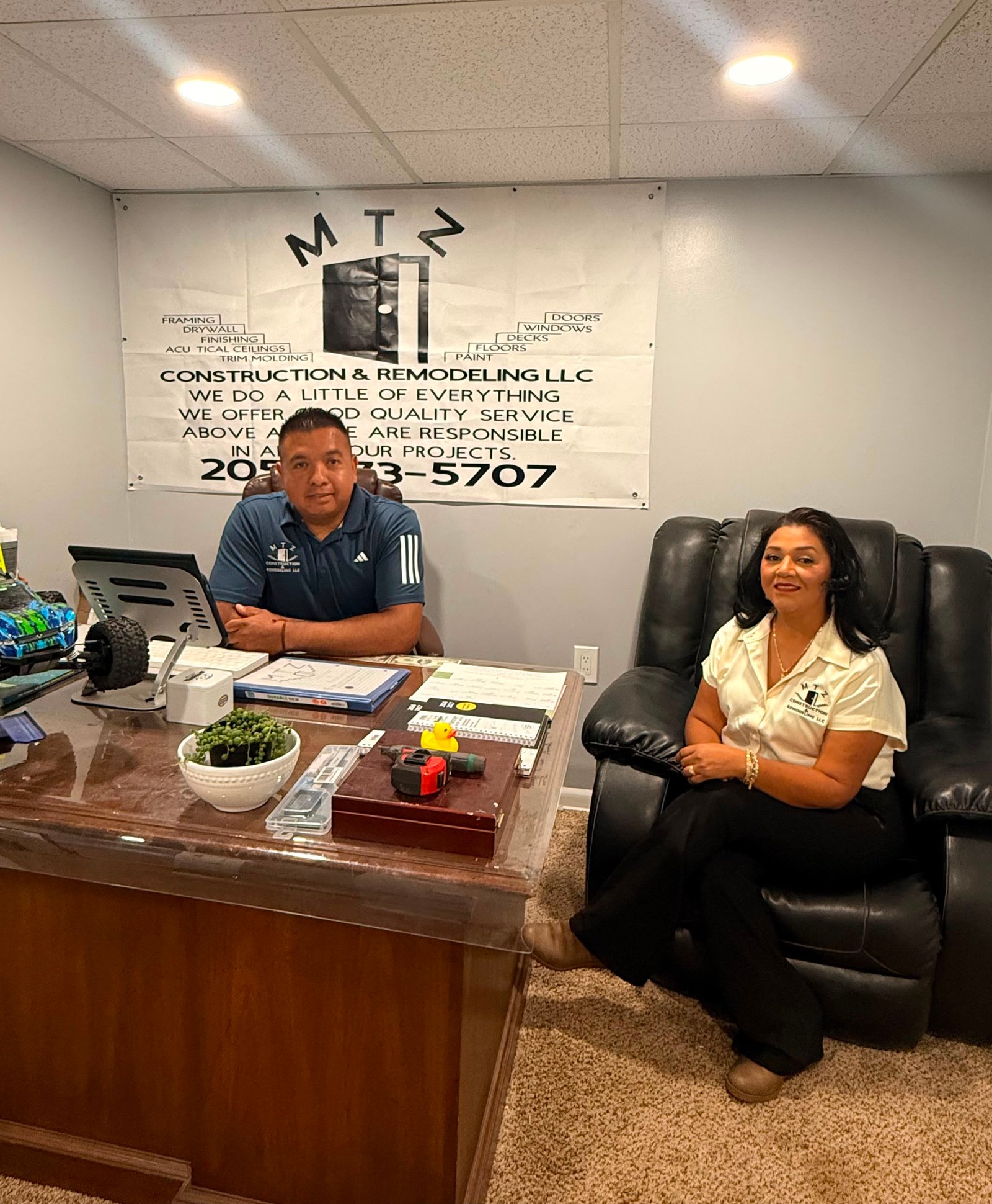 Owners of MTZ Construction and Remodeling